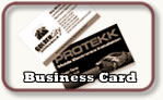 folded business card